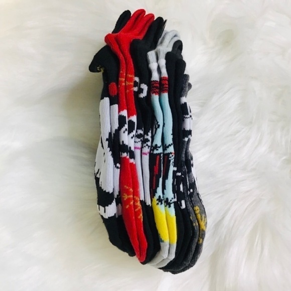 DISNEY Socks 6 Pair A Nightmare Before Christmas No Show Low Style Haunted - Picture 4 of 7